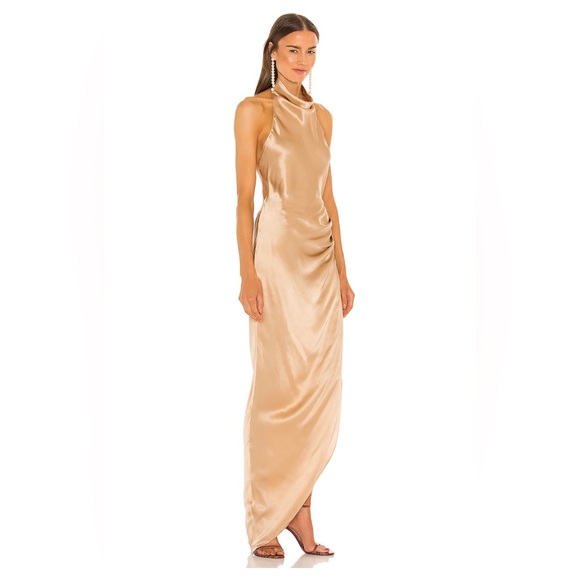 Amanda Uprichard X REVOLVE Samba Gown in Toffee - Picture 3 of 7